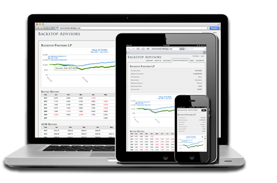 InvestorBridge portal for web reporting